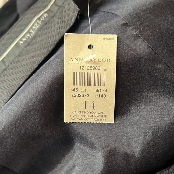 NWT Deep navy pinstripe slacks - Picture 3 of 4